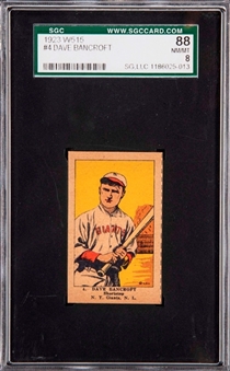 1923 W515 Strip Cards #4 Dave Bancroft - SGC 88 NM/MT 8